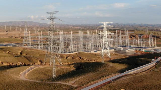 寧夏妙嶺750千伏輸變電工程投運